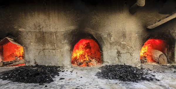 Wood burning ovens — Stock Photo, Image