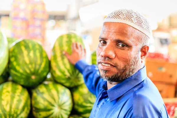 Mercado de Frutas e Vegetais do Dubai — Fotografia de Stock