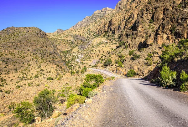 Strada di montagna in Oman — Foto Stock