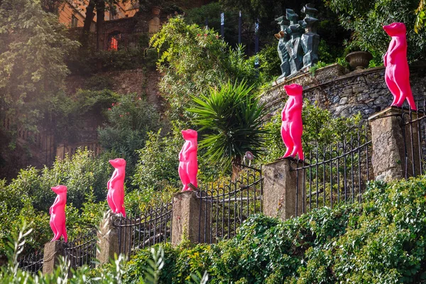 Portofino Italy September 2015 Outdoor Sculpture Museum Village Portofino Italian — Fotografia de Stock
