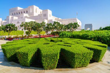 Muscat, Umman, 3 Aralık 2016: Muscat, Umman 'daki güzel Kraliyet Opera Salonu
