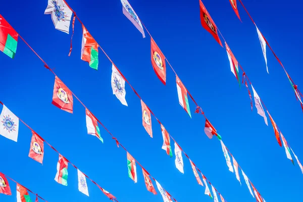 Nizwa Ομάν Δεκεμβρίου 2016 Εορταστικές Σημαίες Ομάν Ενάντια Στον Καταγάλανο — Φωτογραφία Αρχείου