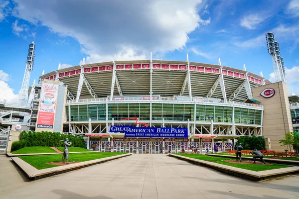 Cincinnati Ohio Agosto 2020 Great American Ball Park Stadium Casa — Fotografia de Stock