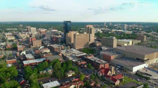 Aerial View Downtown Lexington Kentucky — Stock Video