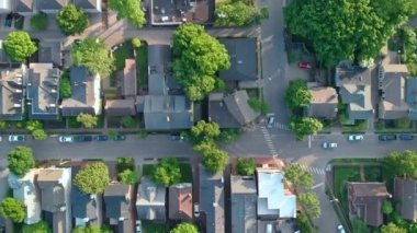 Lexington, Kentucky yakınlarındaki caddelerin yukarıdan aşağı görüntüsü.