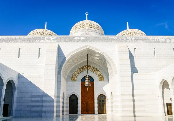 Entrée Principale Salle Prière Cour Intérieure Mosquée Muhammad Amin Mascate — Photo