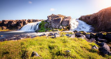 Westfjords güzel şelale