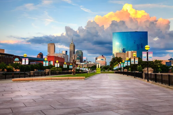 Skyline de Indianápolis — Foto de Stock