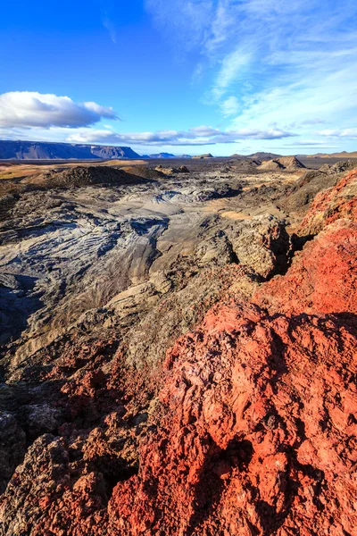 Krafla lava fält — Stockfoto