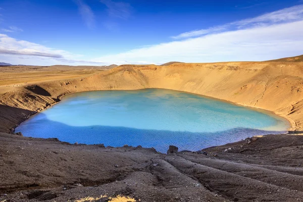 Stora Viti vulkanische krater — Stockfoto