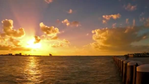 Кі-Уест захід сонця — стокове відео