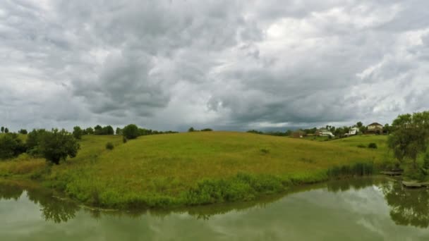 Tempestade sobre o campo de Kentucky — Vídeo de Stock