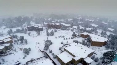 Sedona'daki kar fırtınası