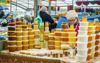 Pyatigorsk çiftçi pazarda