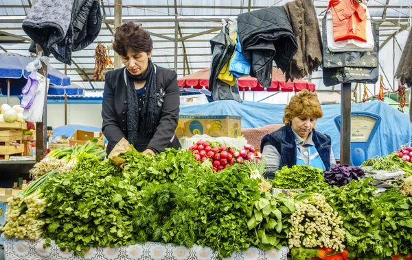 Farmářský trh ve městě Pyatigorsk — Stock fotografie