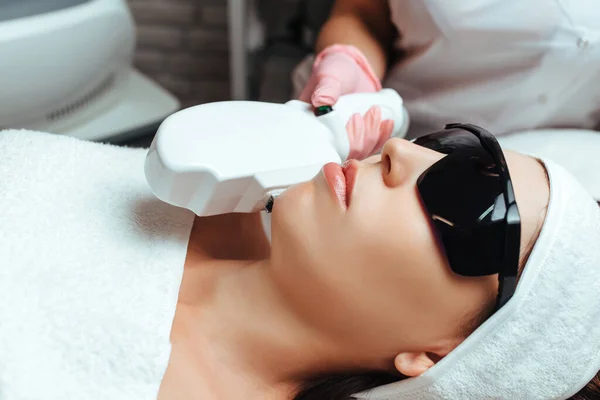 Procedimiento Elos Para Rejuvenecimiento Facial Corporal — Foto de Stock