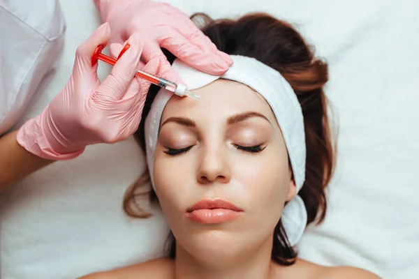 Inyección Cosmetología Botox Rellenos — Foto de Stock