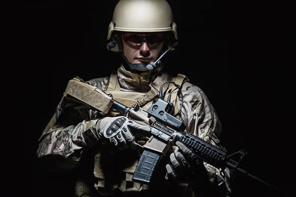 US Army Special Forces Group soldier — Stock Photo, Image