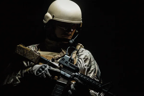 Soldato del gruppo delle forze speciali dell'esercito americano — Foto Stock
