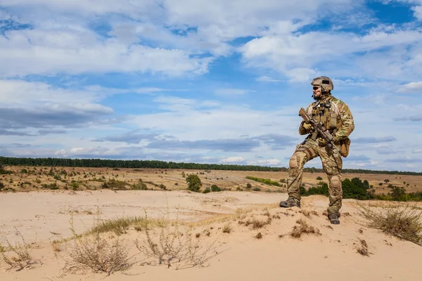 Nas Army Special Forces Group żołnierzem — Zdjęcie stockowe