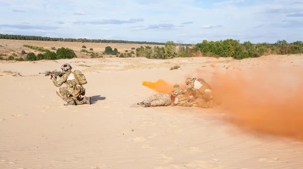 Évacuation dans le désert — Photo