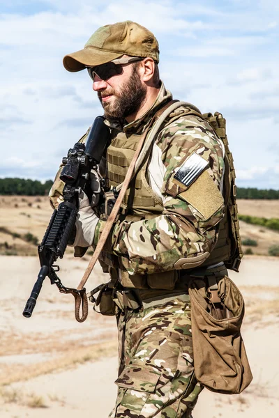 Nas Army Special Forces Group żołnierzem — Zdjęcie stockowe