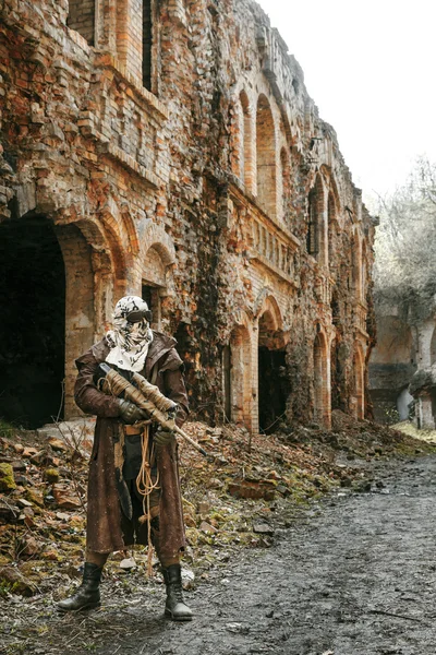 Atomare Post-Apokalypse-Überlebende — Stockfoto