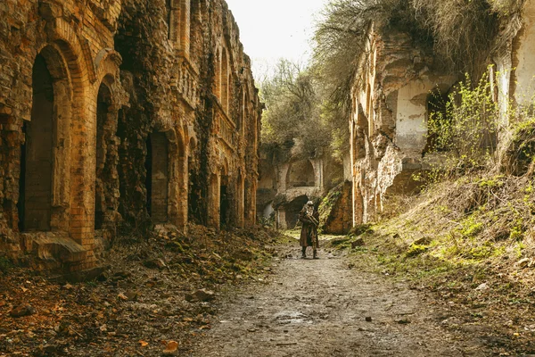 Nuclear post-apocalypse survivor — Stock Photo, Image