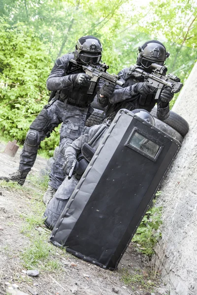 Agente di polizia SWAT — Foto Stock
