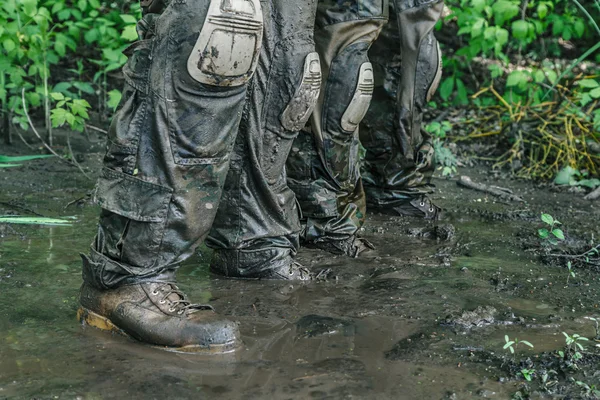 グリーン ベレーの兵士アクション — ストック写真