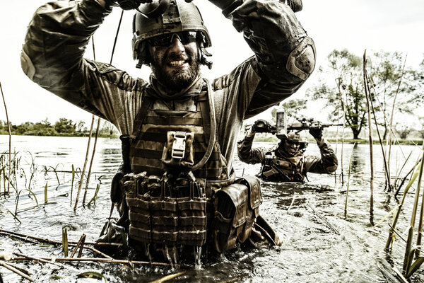 Зелёные береты в действии
