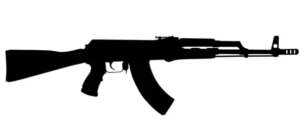 Ataque rifle vector isolado — Vetor de Stock