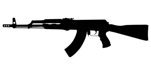 Ataque rifle vector isolado —  Vetores de Stock