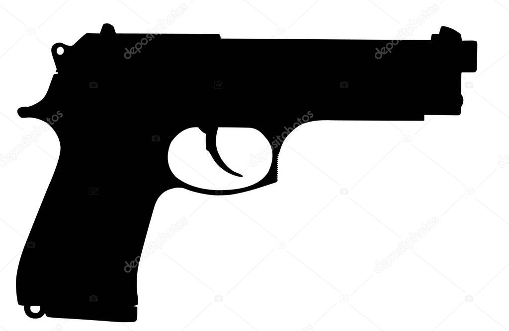modern military pistol