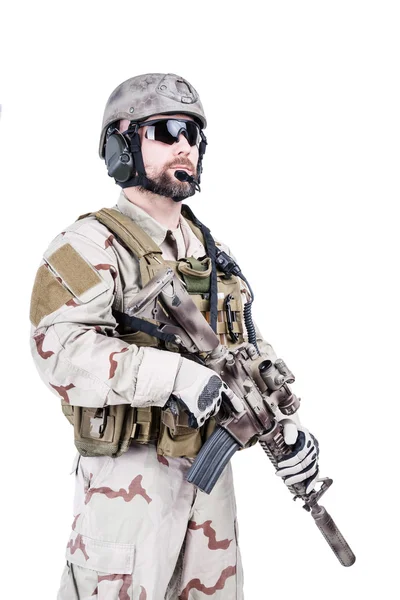 Bearded special warfare operator — Stock Photo, Image