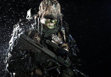 Yağmur altında Jagdkommando