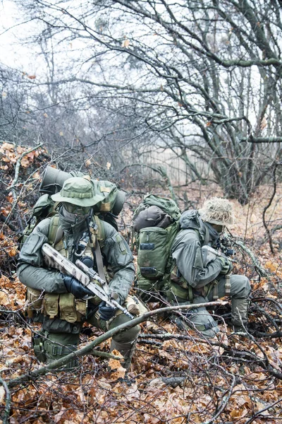 Grupo de soldados jagdkommando — Fotografia de Stock