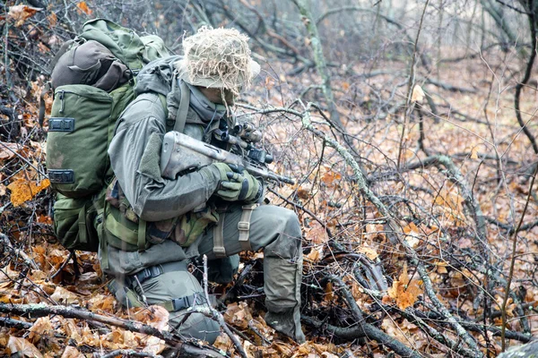 Jagdkommando-Soldat — Stockfoto