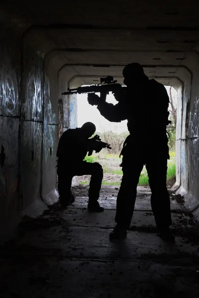 In de tunnel — Stockfoto