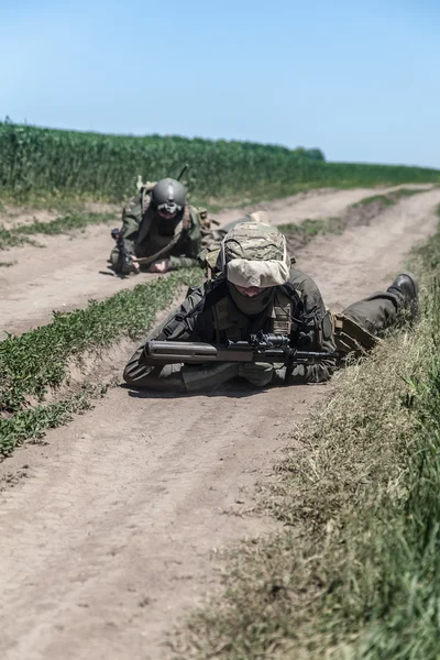 Jagdkommando Soldaten Spezialeinheiten — Stockfoto