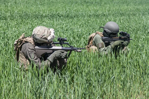 Soldados jagdkommando forças especiais — Fotografia de Stock