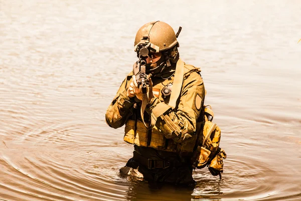 Spezialkräfte im Wasser — Stockfoto