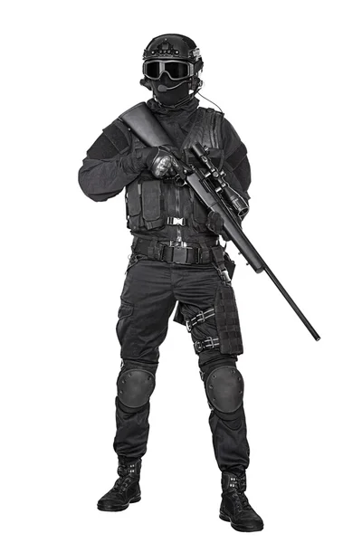 Oficer policji Swat — Zdjęcie stockowe