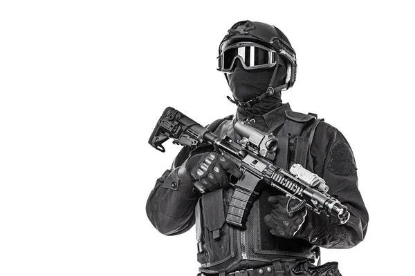 Oficer policji Swat — Zdjęcie stockowe