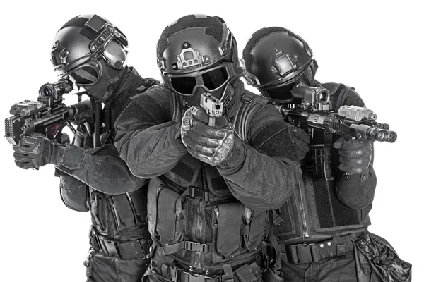 SWAT officieren — Stockfoto