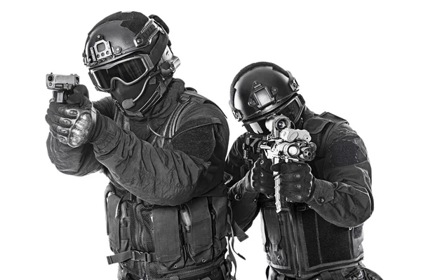 Agenti SWAT — Foto Stock