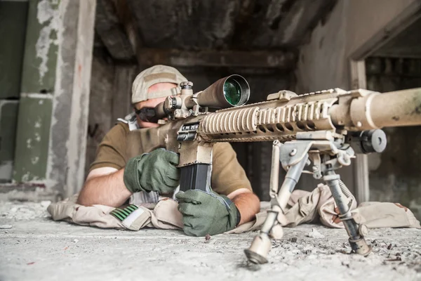 Navy Seal Sniper — Stockfoto