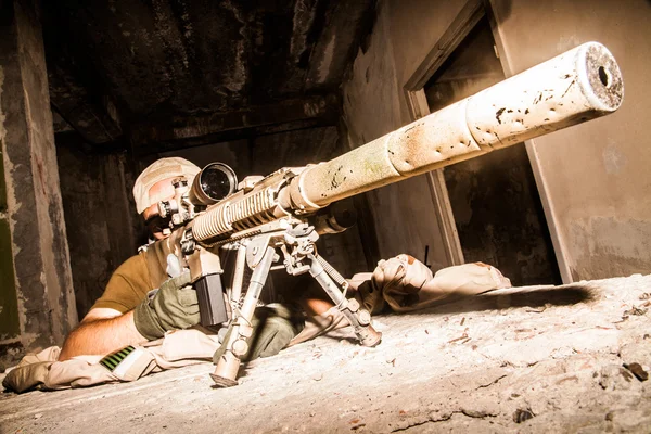 Navy Seal Sniper — Stockfoto