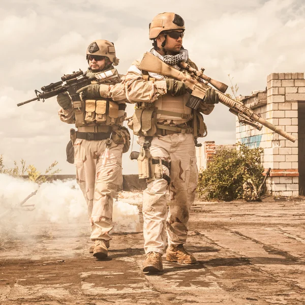 Navy SEALs in action — Stock Photo, Image