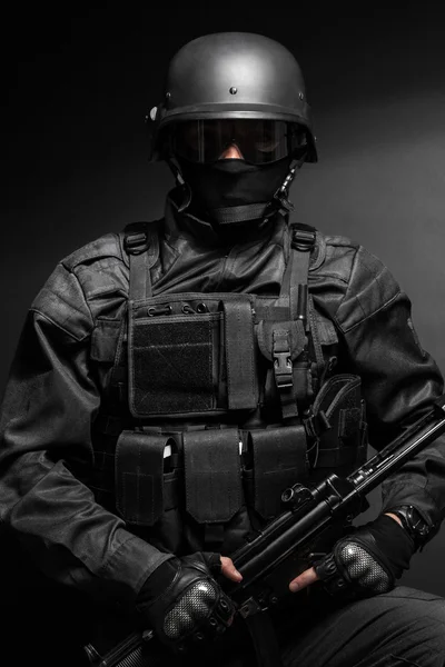 Officier de police de Spec ops SWAT — Photo